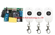 Wireless remote controlling switch RF AC 220 V 10 A 1CH 3* Transmitter 1* Receiver Momentary. Toggle .Latched Adjustable 2024 - buy cheap