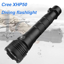 2021 New Professional Scuba Dive  XHP50 Diving Flashlight torch lantern 2600 lumens Outdoor underwater 80M diving light lamp 2024 - buy cheap