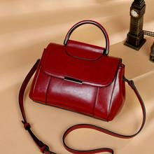 luxury women Bags Genuine Leather handbag crossbody bags for women 2019 designer ladies messenger Real Cow Leather Shoulder bags 2024 - buy cheap