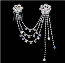 Wedding Crystal Pearl Hair pins For Silver Bridal Hair Accessories Fashion Women Hair Clips Many Wedding Hair Jewelry 2024 - buy cheap