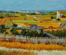 Vincent Van Gogh-obra de arte de The Harvest, pintura al óleo sobre lienzo, reproducción de alta calidad, pintada a mano 2024 - compra barato