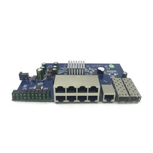 Gestão IP 8-port 10/100/1000 Mbps Switch Ethernet PoE Módulo Módulo de Switch Gerenciável com 2 slots SFP Gigabit switch gigabit 2024 - compre barato