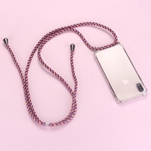 Ремешок шнур цепь для телефона девушки ожерелье ремешок ремень женский чехол для переноски Чехол для iPhone 11 Pro XS Max XR X 7Plus 8Plus 2024 - купить недорого