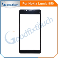 5 шт. для Nokia Lumia 950 сенсорный экран передняя стеклянная панель объектива высококачественные запасные части 2024 - купить недорого