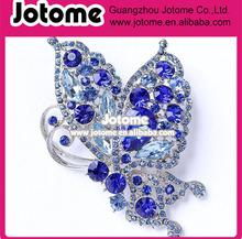 3 1/2"H x 2 1/2"W inches Butterfly Brooch Big Crystal Blue Butterfly Broach Butterflies Brooches  Royal Blue Jewelry 2024 - buy cheap