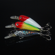 5PCS fishing Crank Minnow lure Lures fish hook bass baits 6.5cm 6g Free shipping 2024 - buy cheap