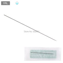 100pcs 1RL Disposable Tattoo Needles Sterilized Permanent Eyebrow Makeup Needle Individual Pack For Tattoo Pen 3D pmu TATTOO 2024 - buy cheap