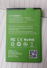 Phone battery 2500mah for XGODY P30  D23  Mobile Phone MT6580A Quad Core 2024 - buy cheap