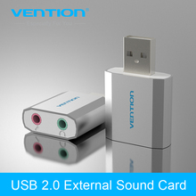 Vention Free Drive USB 2.0 External Sound Card 5.1 Channel Al Mg Alloy USB External Computer Sound Card for Windows/Linux/ Mac 2024 - buy cheap