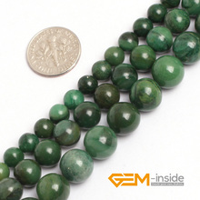 6mm 8mm 10mm Green African Jades (Jadeite) Acceories Beads Natural Jades Round Beads For Jewelry Making Strand 15" Wholesale 2024 - buy cheap