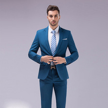 2 pieces of tailoring suit men's corner lapel business wedding groom casual tuxedo 2018 latest style pants design S-6XL 2024 - buy cheap