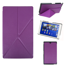 PU Leather Cover Stand Transformer Case for Sony Xperia Z3 Tablet Compact 8 inch With Magnet +Screen Protector Film + Stylus Pen 2024 - buy cheap