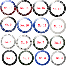 1 pic 40MM Ceramic\aluminum Red Black Blue Green bezel ( 16 color chosen)  insert fit automatic 43mm parnis  watch 2024 - buy cheap