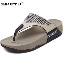 SIKETU 2021 Summer Fashion Women Shoes Flip Flops Sandals Women Crystal Beach Shoes Ladies Slippers Brand Shoes Woman WSH2409 2024 - buy cheap