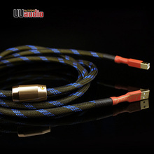 High Quality 4N OFC USB Cable With Magnetic Ring Taye A-B  for Hifi DAC Amplifier 0.5m 1m 1.5m 2m 2024 - buy cheap