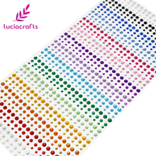 Lucia crafts  Colorful  Self Adhesive  Nail Rhinestones DIY Phone Car Decoration Stickers Scrapbooking    C0801 2024 - купить недорого