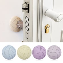 Door Stick Volleyball Golf  Styling Rubber Fender Handle Door Lock Protective Pad Protection 3d Wall Stickers 2024 - buy cheap