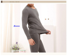 100% schappe silk underwear men set,pure silk knitted male clothing set,100% silk knitted thermal long johns 2024 - buy cheap