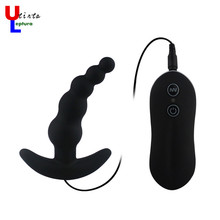 Multi-Speeds Waterproof G-Spot Vibrator, Anal Butt Plug Beads Sex Toys, Adult Products for Men 2024 - buy cheap