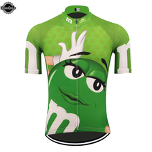 2019 M&M cycling jersey green men short sleeve bike wear jersey ropa ciclismo team cycling clothing maillot ciclismo DOWNORUP 2024 - buy cheap