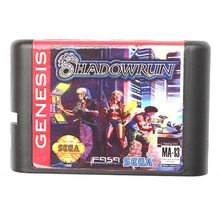 Shadow Run for 16 bit Sega MD Game Card for Mega Drive for Genesis Video Game Console PAL USA JAP 2024 - buy cheap
