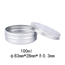 10pcs Empty Refillable Round Storage Box Aluminum With Clear Window Cosmetic Case DIY Beauty Tool Storage Holder Container 2024 - buy cheap