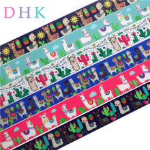 DHK 50 yardas de cactus cinta de grosgrain estampada de hairbow accesorios decoración venta al por mayor del OEM S1010 2024 - compra barato