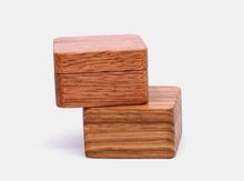 Caja de gemelos de joyería de madera Natural, cubierta magnética, 1 par, caja de almacenamiento de joyería, caja de regalo, venta al por mayor, 10 unids/lote 2024 - compra barato