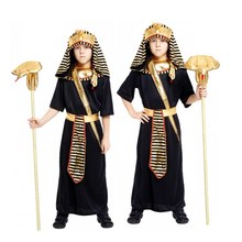 Halloween Costumes Boy Girl Ancient Egypt Egyptian Pharaoh Cleopatra Prince Princess Costume for Children Kids Cosplay Clothing 2024 - buy cheap