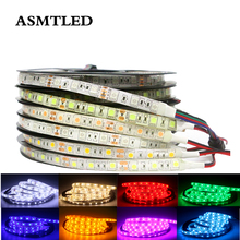 5 m 60 Super Brilhante 5050 SMD Led RGB Luz de Tira 60leds/M 300 Leds DC 12 v Levou fita Flexível Luz Ip65 Seqüência Da Fita À Prova D' Água Em Casa 2024 - compre barato