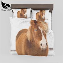 Dream NS Super soft 3D Effect Prints Horse Comforter pillowcase King Queen Size Bed room Home textiles Bedding set SMY20 2024 - buy cheap