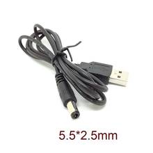 PC Laptop USB Male to 5V DC 5.5mm x 2.5mm Barrel Connector Power Cable Cord new 2024 - buy cheap