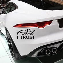 In God I Trust Car Sticker  Motorcycle SUVs Bumper Car Window Laptop Car Styling Vinyl Car Decal 2024 - buy cheap