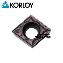 Korloy CCMT120404-HMP CCMT120408-HMP PC9030 CCMT120404 CCMT120408 CCMT Lathe Cutter CNC Turning Tool 10pcs Carbide Inserts 2024 - buy cheap