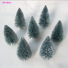 6 pc Mini Christmas Tree Christmas Decoration, Xmas Small Pine Tree In Desktop,Mini Christmas Tree As Gifts,Decoration Navidad 2024 - buy cheap