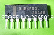 10PCS   NEW     NJM4580L   NJM4580   4580L   SIP-8 2024 - buy cheap