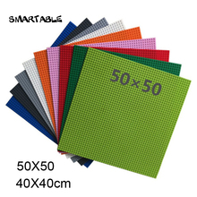 Smartable Baseplate 50x50 For Small Building Blocks Base Plate MOC Parts DIY Toys Compatible All Brands Christmas Gift 2pcs/lot 2024 - buy cheap