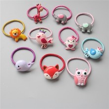 1PCS Cartoon Cute Bird Lion Elephant Princess Headwear Kids Elastic Hair Bands Baby Headdress Children Ropes Girls Accessories 2024 - compre barato