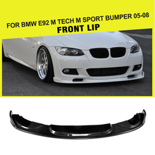 For BMW 3 Series 330i 325i E92 M Sport 2007 - 2009 Front Bumper Lip Spoiler Splitters Carbon Fiber 2024 - buy cheap