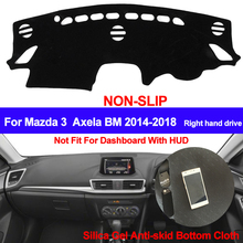 TAIJS-alfombrilla de silicona antideslizante para salpicadero de Mazda 3 Axela 2014, 2015, 2016, 2017, 2018 2024 - compra barato