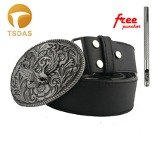 Eagle-hebilla de cinturón plateada para accesorios de vaqueros para hombres, 98x70mm, vaquero, envío directo 2024 - compra barato