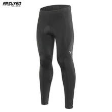 ARSUXEO Men's S Cycling Pants with 3D padded Cycling Compression Tight MTB Bike Bicycle Pant Breathable Quick Dry  18C92 2024 - buy cheap