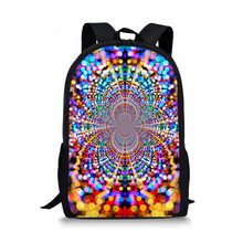ELVISWORDS School Bags For Girls Boys Colorful Pattern Bookbag Print School Backpack Satchels Students Rucksack Mochila Escolar 2024 - buy cheap