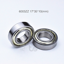 Bearing 1pcs 6003ZZ 17*35*10(mm) chrome steel Metal Sealed High speed Mechanical equipment parts 2024 - buy cheap