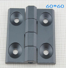 Black alloy Hinge / Cabinet Box Hinge / Industrial Hinge 60mm X 60mm 10PCS 2024 - buy cheap