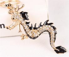 10PCS Long Dragon Chinese Cute Crystal Charm Pendant Purse Handbag Car Key Keyring Keychain Party Lucky Birthday Accessories 2024 - buy cheap