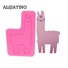 DY0064 DIY sheep shape silicone mold for key chains Accessories Pendant Resin Clay Mold crafts tools for jewelry 2024 - buy cheap