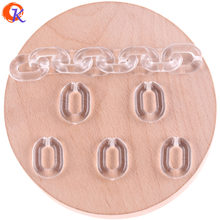 Cordial Design 14x20mm 700 Pçs/lote Contas de Acrílico/Clear Oval-Forma Beads/Feito À Mão/Colar/Fazer Jóias/Achados Brinco 2024 - compre barato