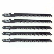 5pcs/set T244D HCS T-Shank Curved Jigsaw Blades For Wood Fast Cutting 100mm Length 2024 - buy cheap