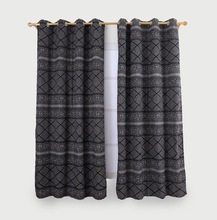 Modern Blackout Curtains For Living Room Bedroom Blinds Window Black Curtains Fabric Polyester Cortina Rideau Punching 2024 - buy cheap